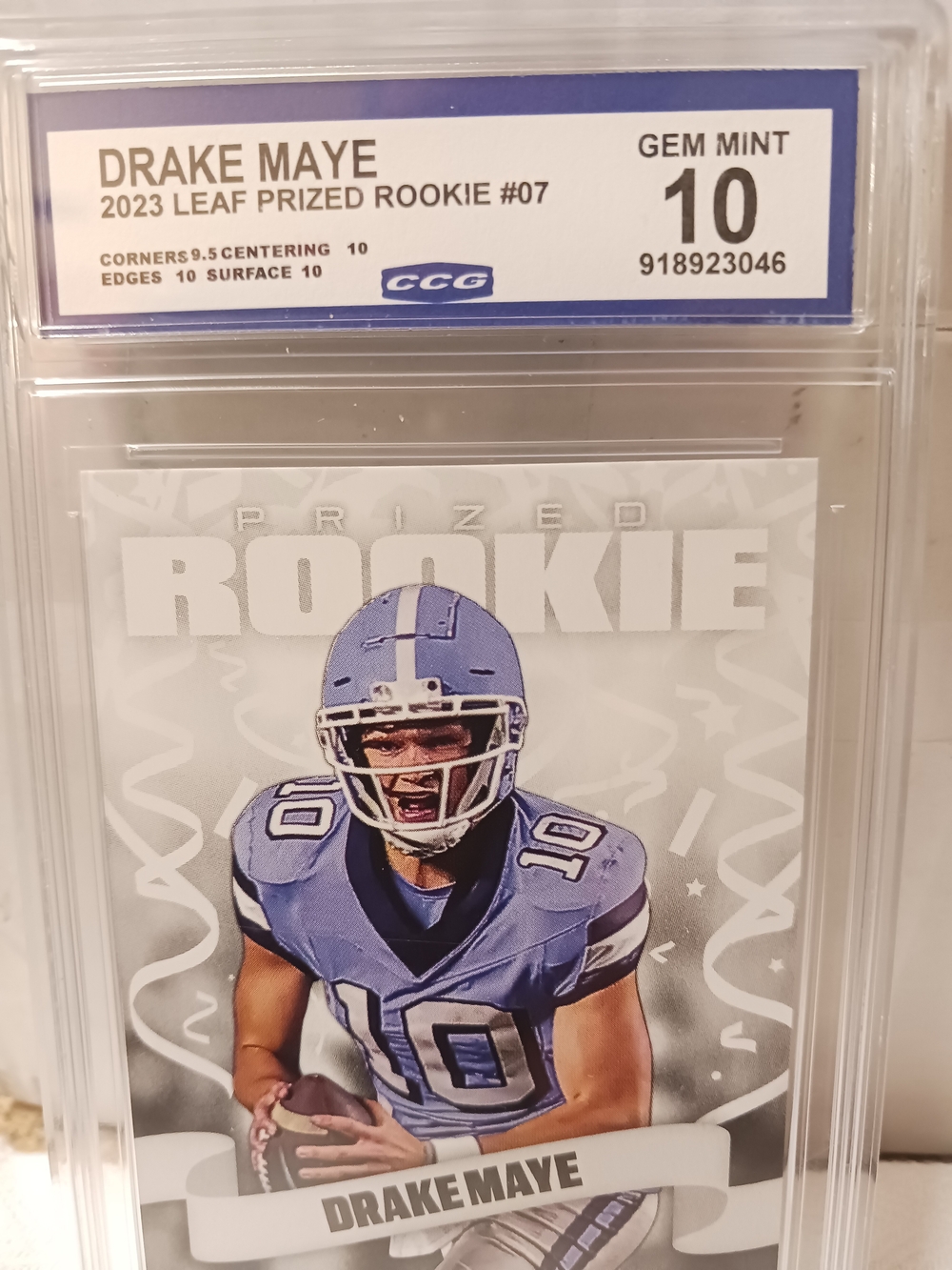 2023 DRAKE MAYE LEAF PRIZED ROOKIE GEM MINT 10 - Picture 4 of 6